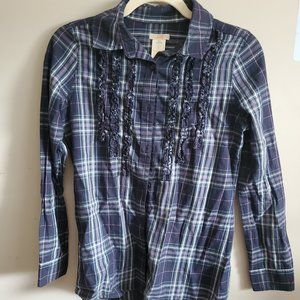Blue and purple Flannel